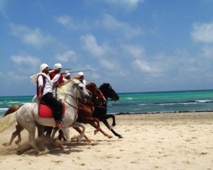 stranden i Tunisia 